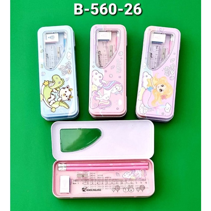 

tempat pensil set isi xiaolingjing B560