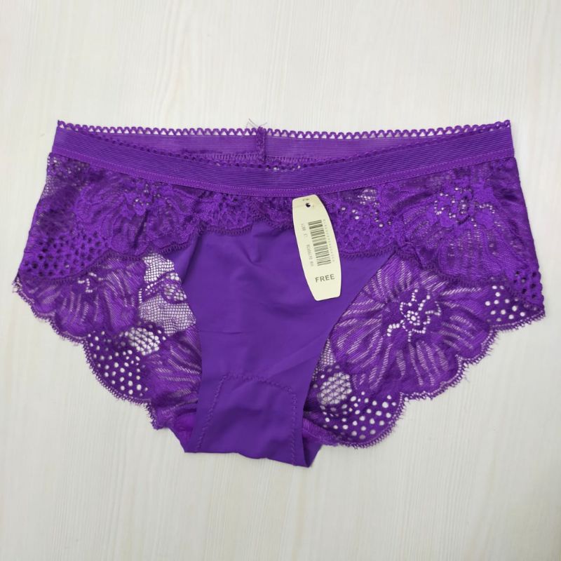 Celana dalam Wanita Renda Motif Lace Flower Import