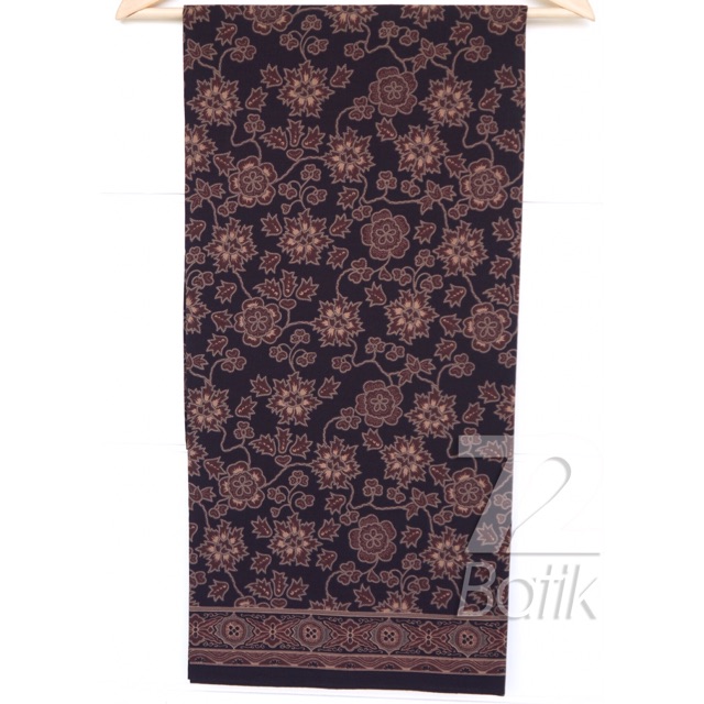 KAIN BATIK KATUN Premium Motif Kembang Ayu Warna Hitam Black Item 724775 Cap 72 Jarik Jarit Samping Kebat Panjang Batik Katun Modern Premium Bahan Seragam Batik Pernikahan Kantor Keluarga Murah Kamen Jadi Batik Bali Lembaran