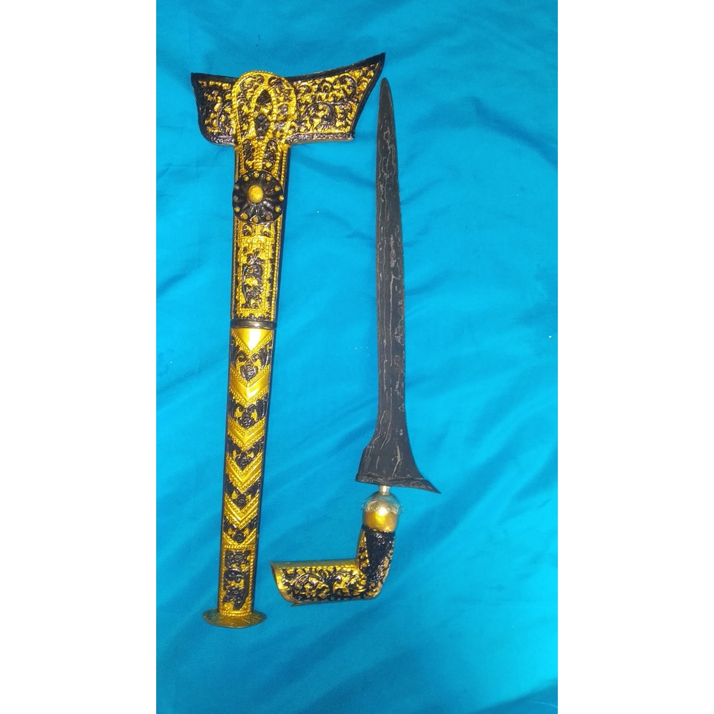 Keris tilam pamor singkir warongko bugis kode fn6093