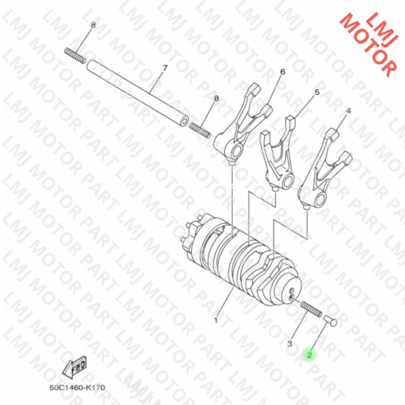 (100% ASLI ) PIN PEN POINT TONJOKAN SWITCH NETRAL JUPITER Z 115 ROBOT 5TP-E8542-00 Elegan