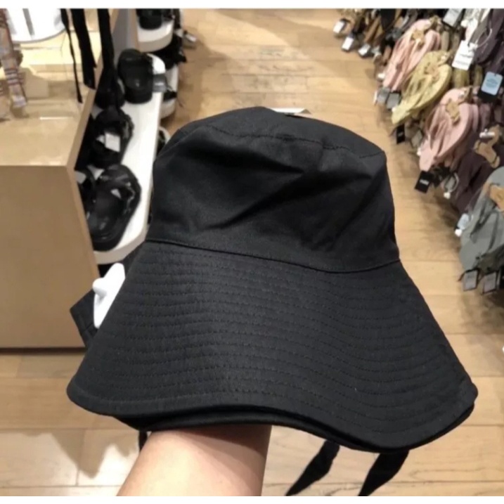 Terbaru  WIDE BUCKET HAT bucket Selebgram BUCKET LEBAR ADA TALI Bahan berkualitas Premium