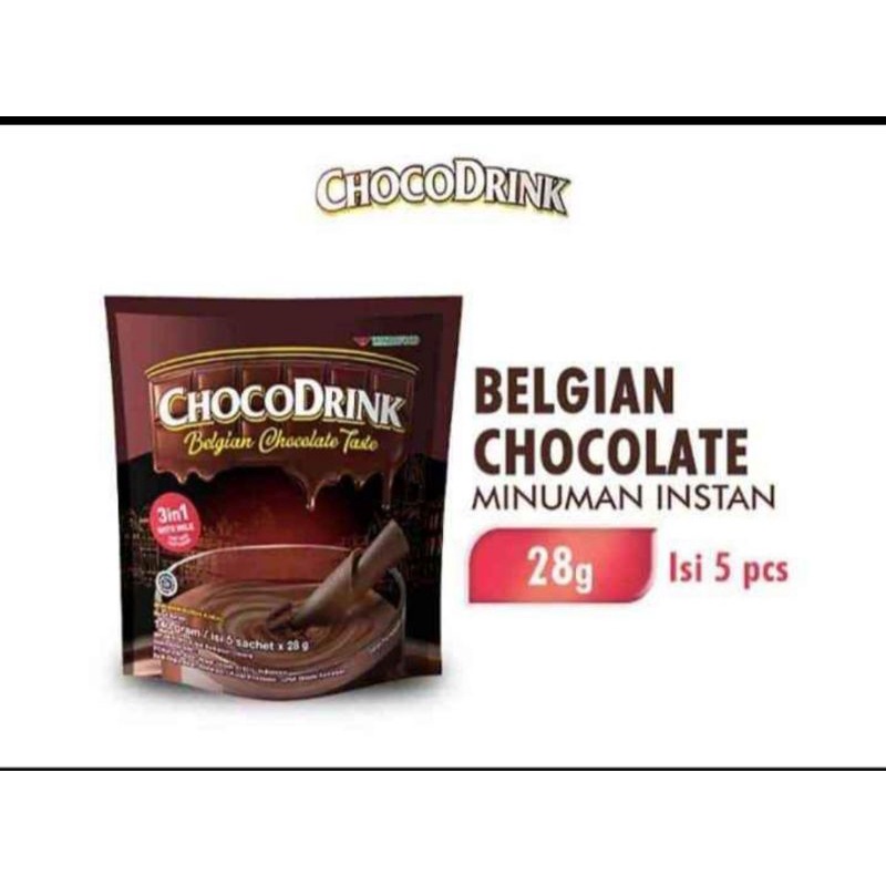 

Chocodrink Belgian isi 5 sachet