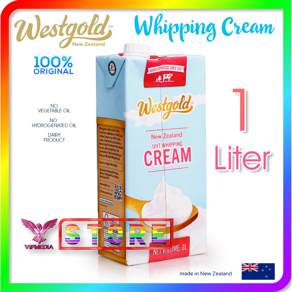 Jual Westgold Whipping Cream New Zealand 1 Liter Shopee Indonesia