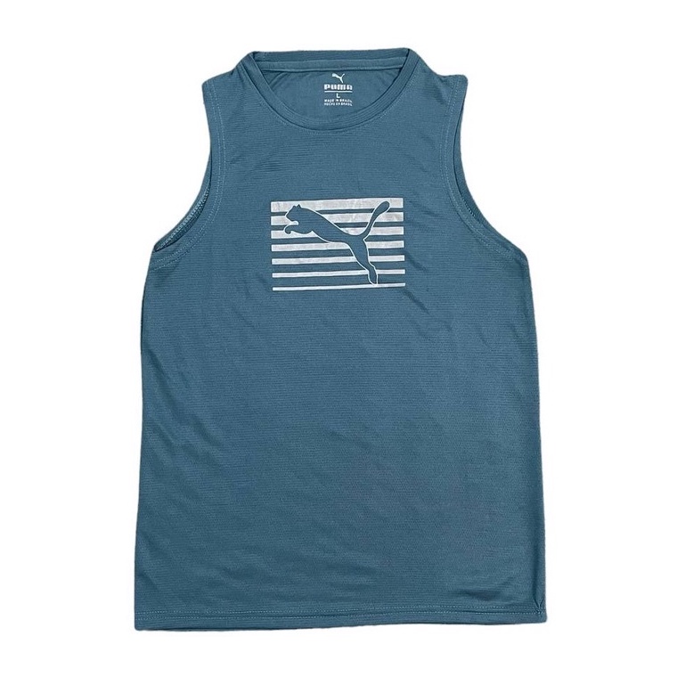 Singlet Training Bahan *Corak*-Pum4 hijau tosca