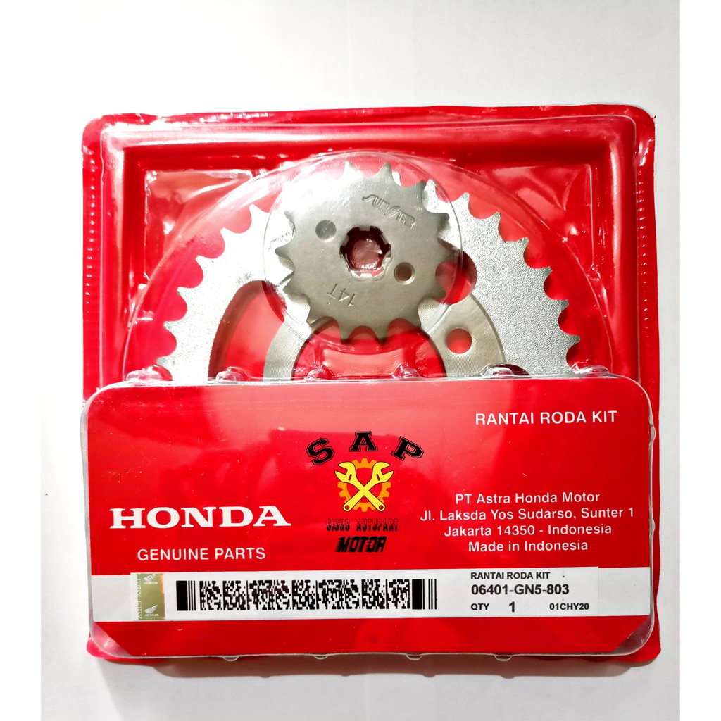 GEAR SET GRAND / GEAR SET HONDA ASTREA GRAND / GEAR SET LEGENDA GN5