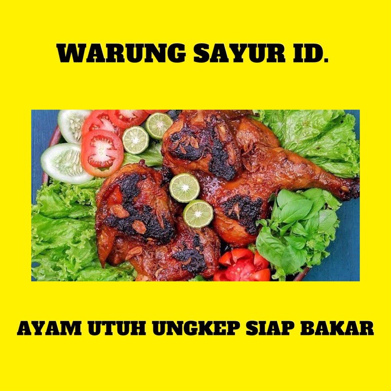 

AYAM UTUH UNGKEP SIAP BAKAR