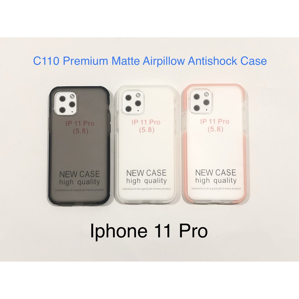 C110 Iphone 6 s/d 11 PRO MAX Premium Matte Air Pillow Antishock Silicone Case