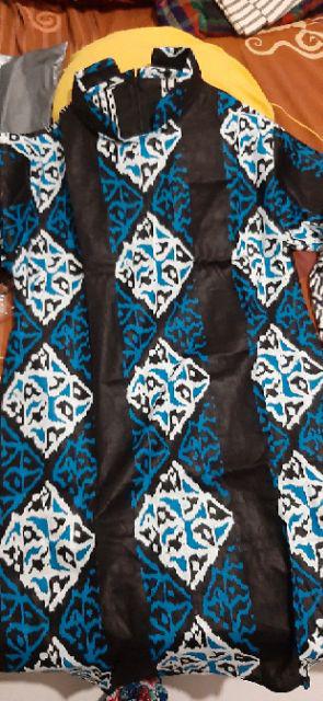 Terlaris Serut Genes Jelita Tunic Navbor Yelbor Whitbor Creambor Tunik Batik Modern Hrb030 Dolbi Dob