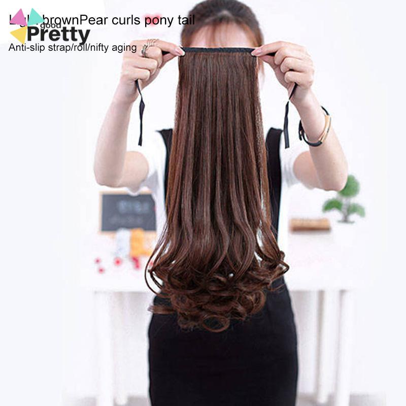 Wig Ponytail Anak -Anak dan Kuncir Kuncir Jendak Bahan Sintetis Dengan Klip - PD