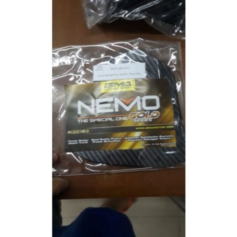 Tutup cover Bensin Carbon Honda PCX 160 NEW original NEMO