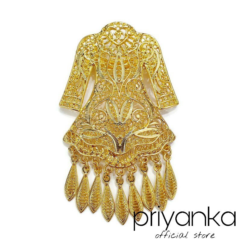 Bros Kebaya Bentuk Baju/Bros Kutubaru