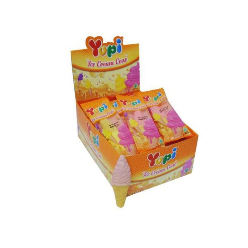 Yupi Ice Cream Cone box isi 24 pcs