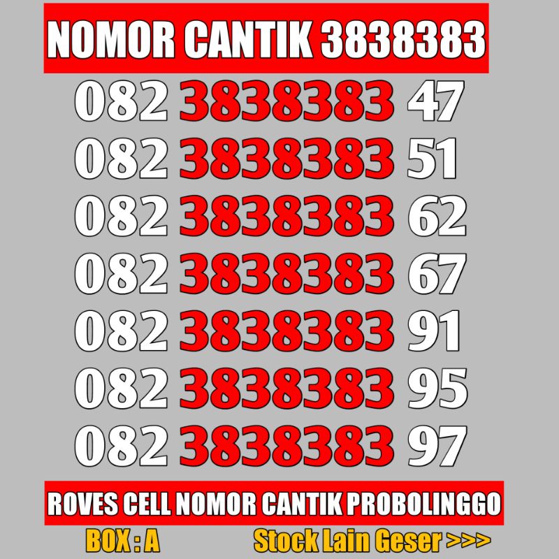 NOMOR CANTIK TELKOMSEL 4G LTE SERI RAPI HOKI 38 38 38 3 NYARIS KWARTET AB SAKTI COMBO 3838383 0823838383