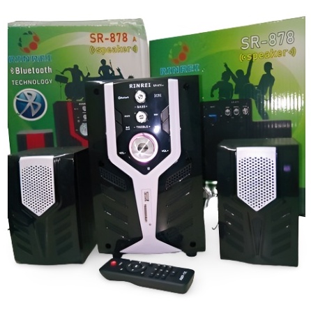 Speakaer RINREI SR-878A Speaker Multimedia 65w RMS / Bluetooth / Super Bass