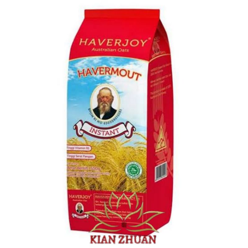 Haverjoy Havermout Rolled Out/Instant/Rolled Oat Barley Flakes