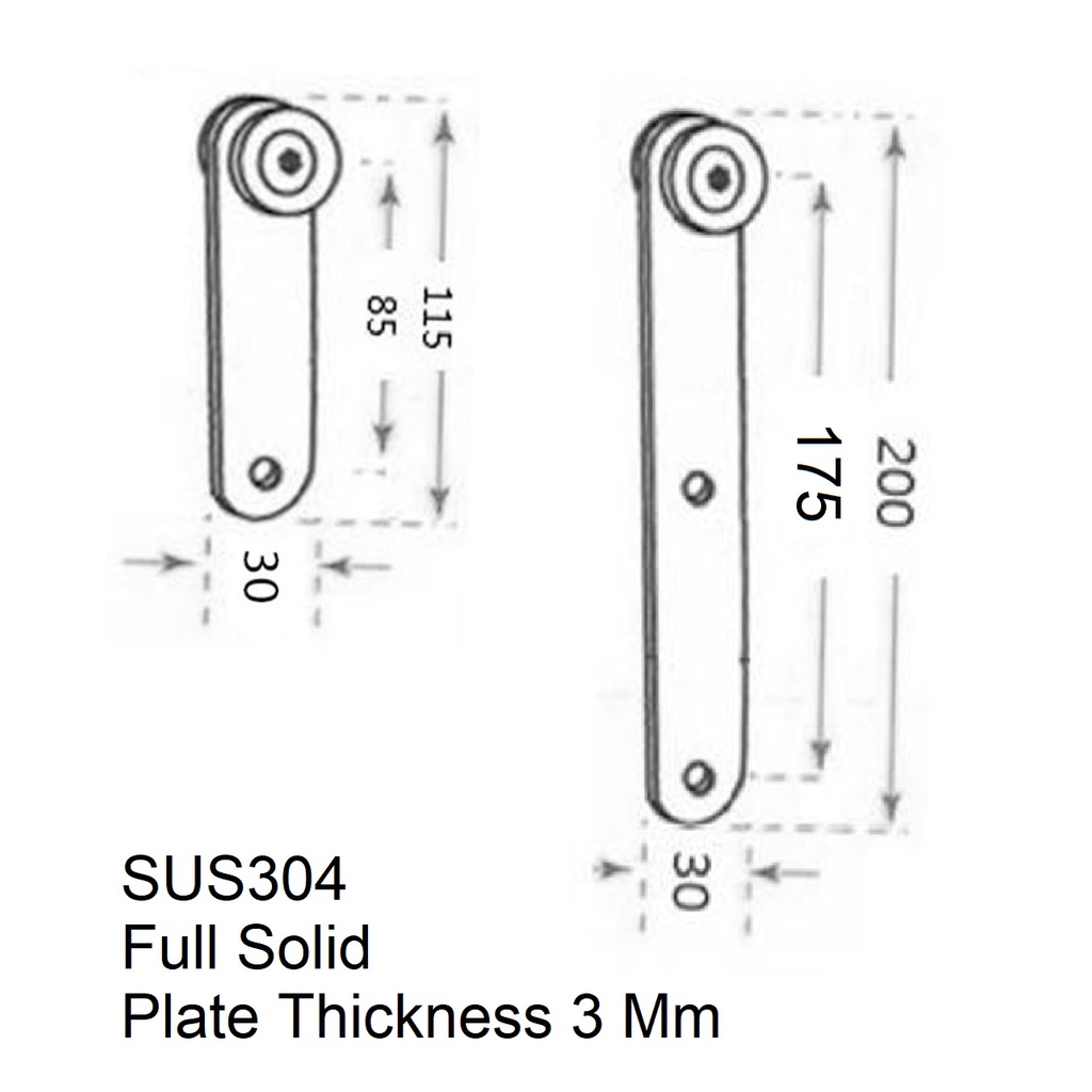 Jual STAIRCASE RAILING GLASS HOLDER DEKKSON SUS 304 SCG 01 PLAT DOUBLE ...