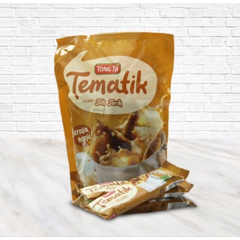 

Tong Tji Tematik Instant Teh Tarik (Isi 10 Sachet)