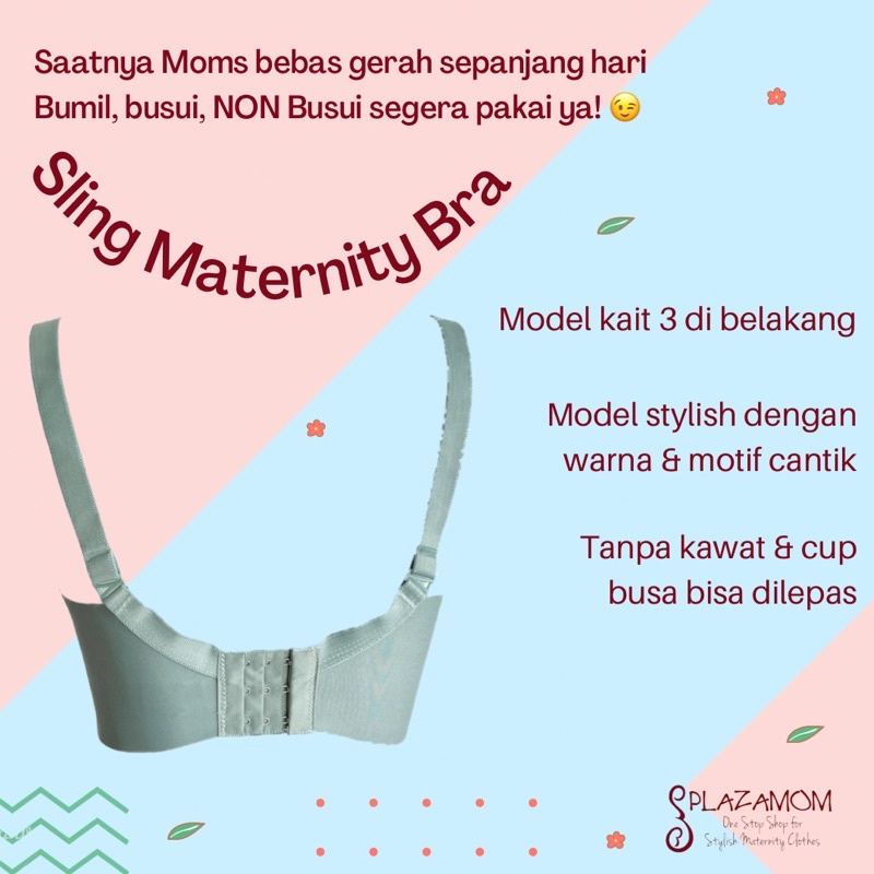 Bra menyusui bh busui sling maternity bra cross over crossover cup pregnancy bumil hamil breastfeeding bahan silky seamless kualitas premium nyaman dipakai dingin menyerap keringat praktis cup tinggal ditarik buat akses Payudara PD cocok untuk NON busui