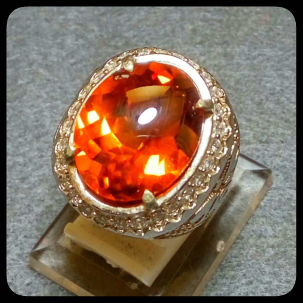 CINCIN BATU AKIK PERMATA FIRE OPAL LUSTER API MENYALA BIG SIZE DAN TERMURAH !!!