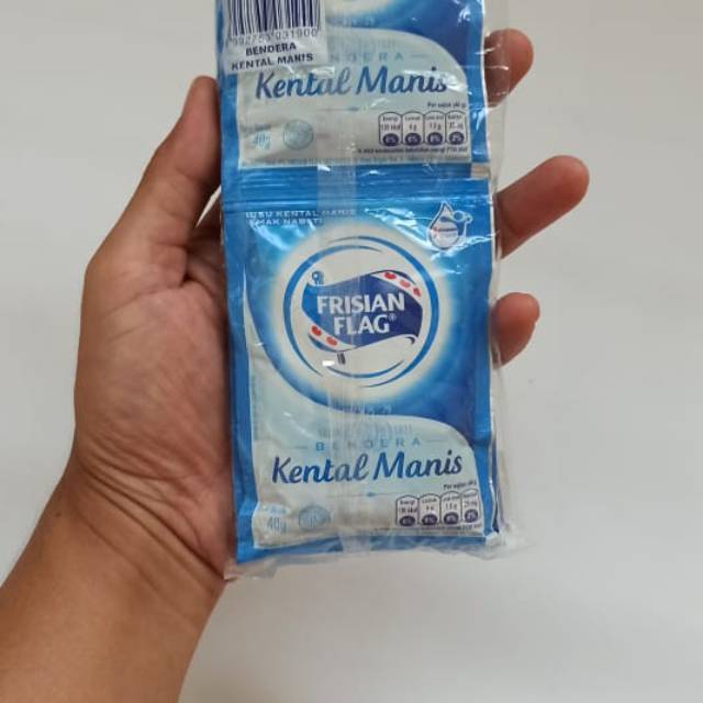 

Frisian Flag Susu Kental Manis Bendera 40g Putih Coklat