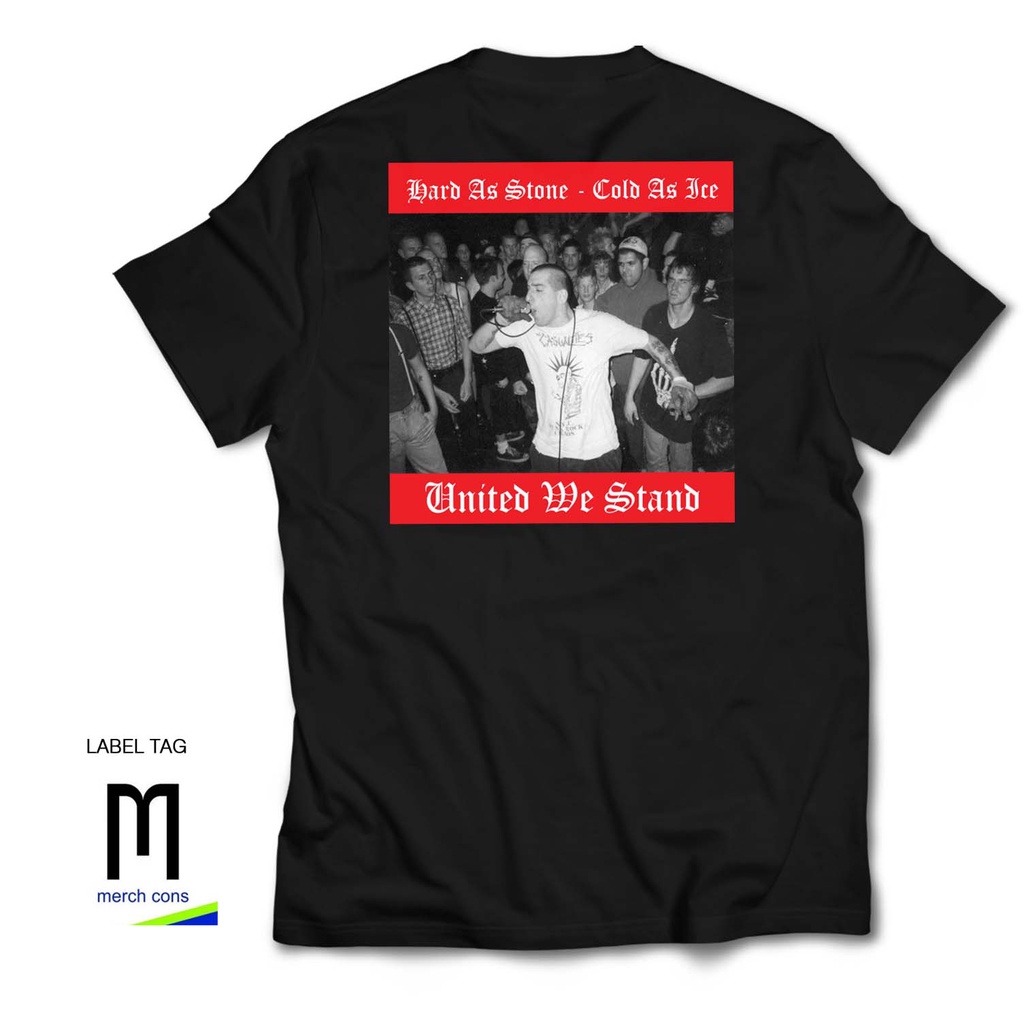 WARZONE- Kaos band hardcore punk / tag Merchcons apparel / Hitam