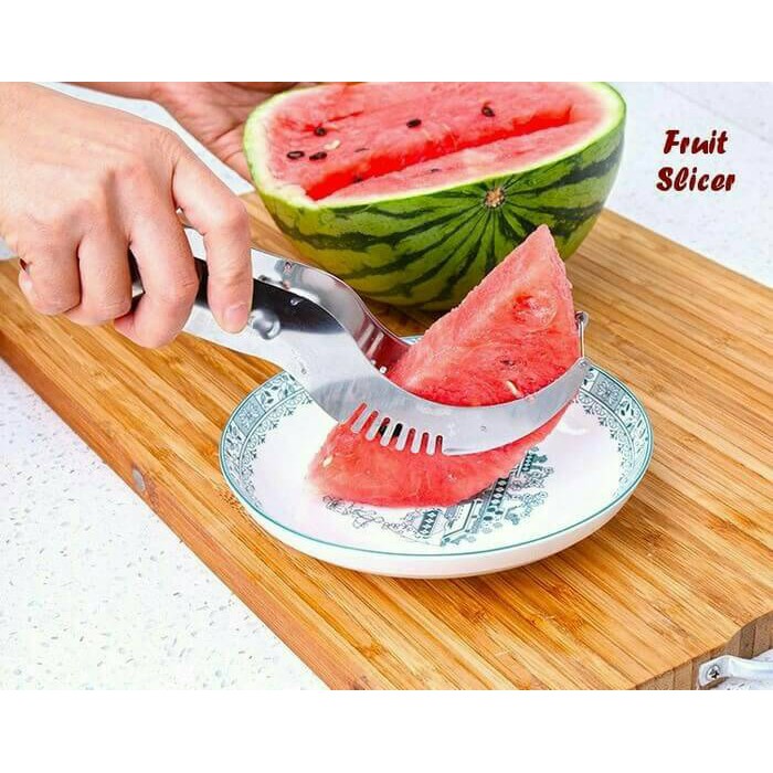 NA - pisau buah / pisau&amp;penjepit buah / fruit slicer / pisau semangka