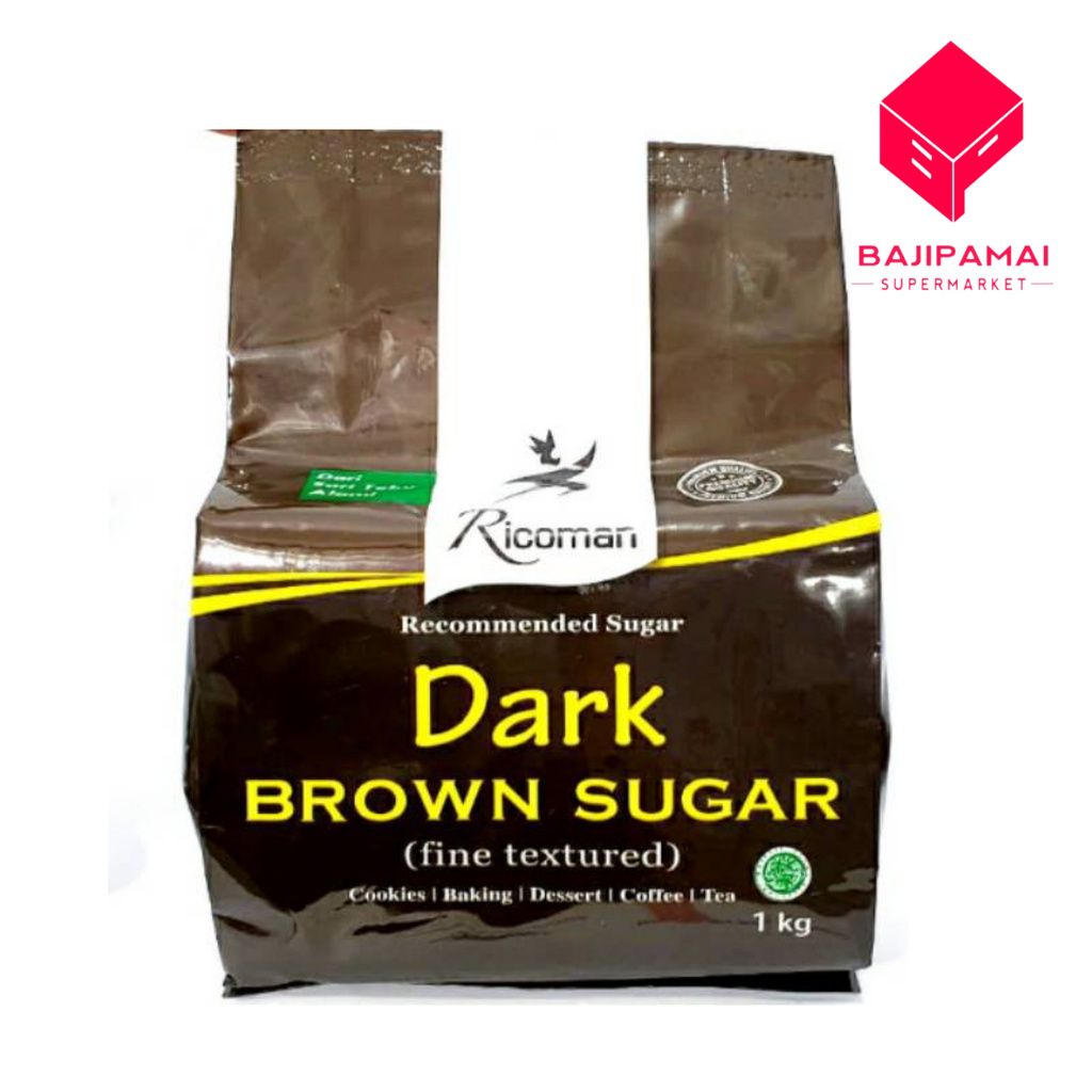 

RICOMAN DARK BROWN SUGAR 1KG