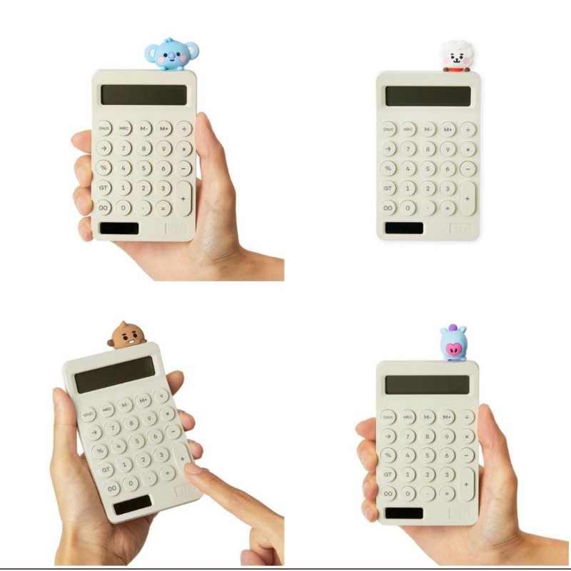 

OFFICIAL BT21 MINI CALCULATOR RJ TATA COOKY SHOOKY CHIMMY MANG KOYA KALKULATOR