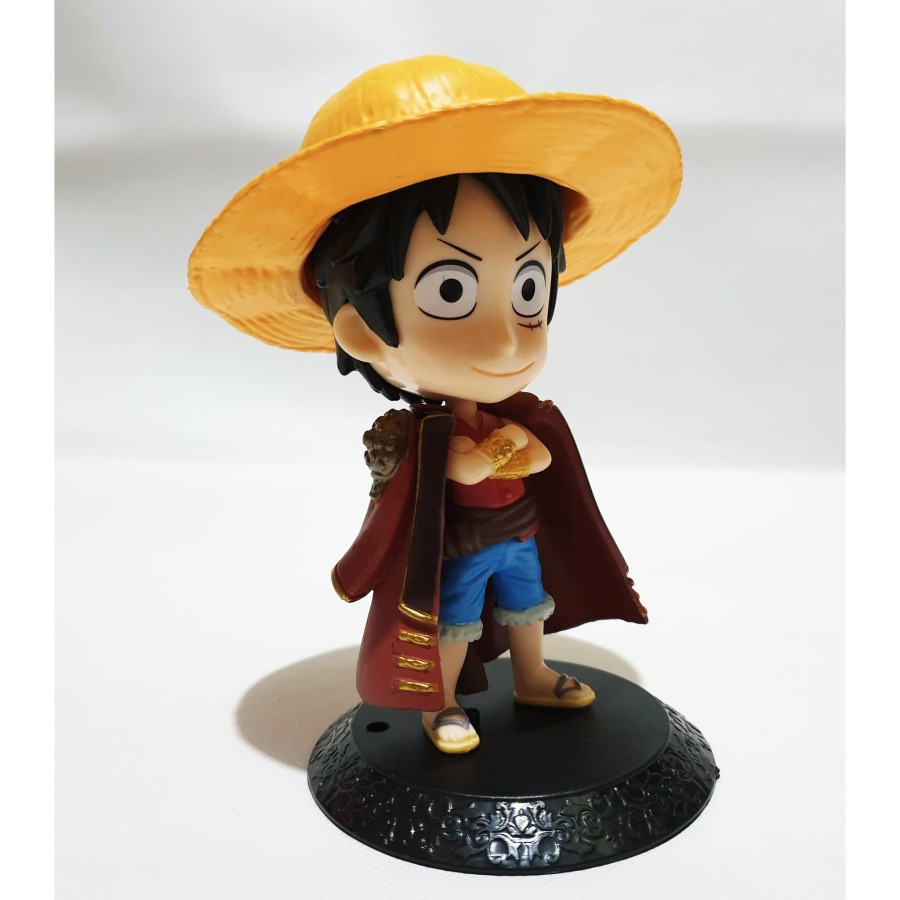 pajangan hiasan kue ACTION FIGURE One Piece Ace - Luffy Tinggi 14cm