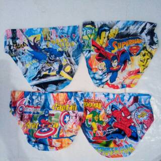 3 Pcs Celana  Dalam  Motif  Karakter Anak  Laki Laki Full 