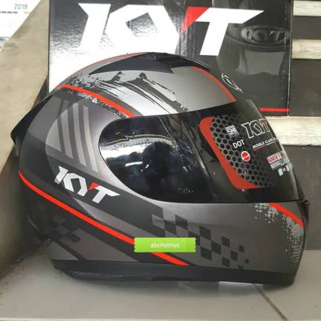 KYT R10 Seri 4 Gun Metal