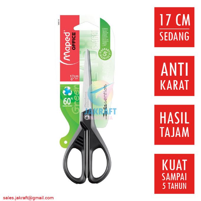 

Cuci Gudang Awal Tahun Gunting Kertas Sedang 17 cm MAPED Essentials Green Stainless Steel Cuci Gudang Awal Tahun