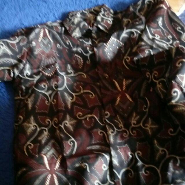 Batik Khan - Couple Ayah Anak Kidz Batik Anak Kemeja Pria Motif Gading Mas