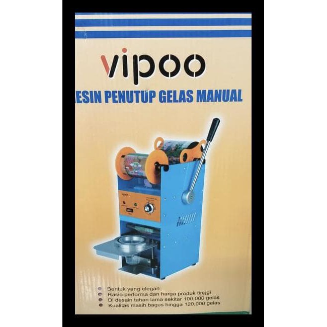 Vipoo Mesin Penutup Gelas Manual V-D8