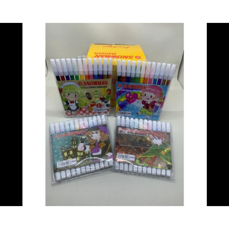 

Spidol Snowman 12 Warna