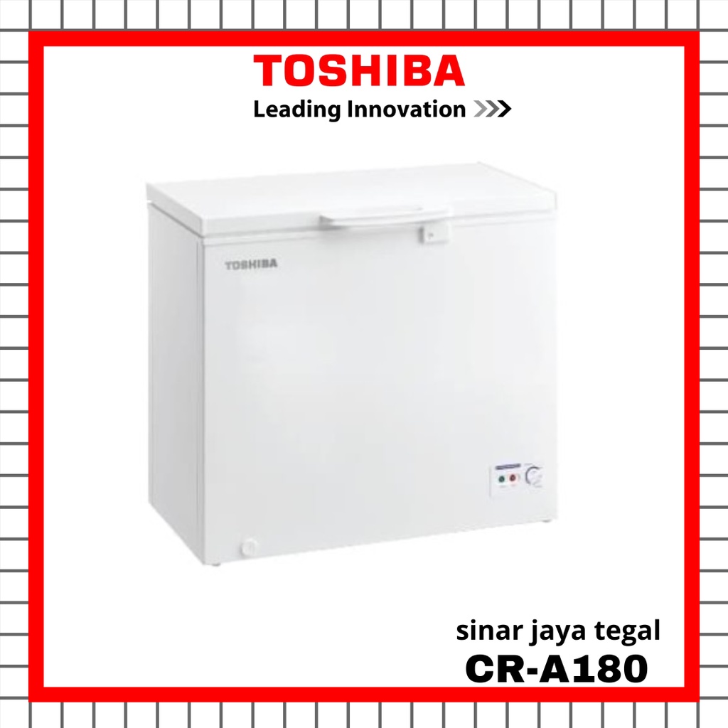 CHEST FREEZER TOSHIBA CR-A180 I 150 LITER - WHITE