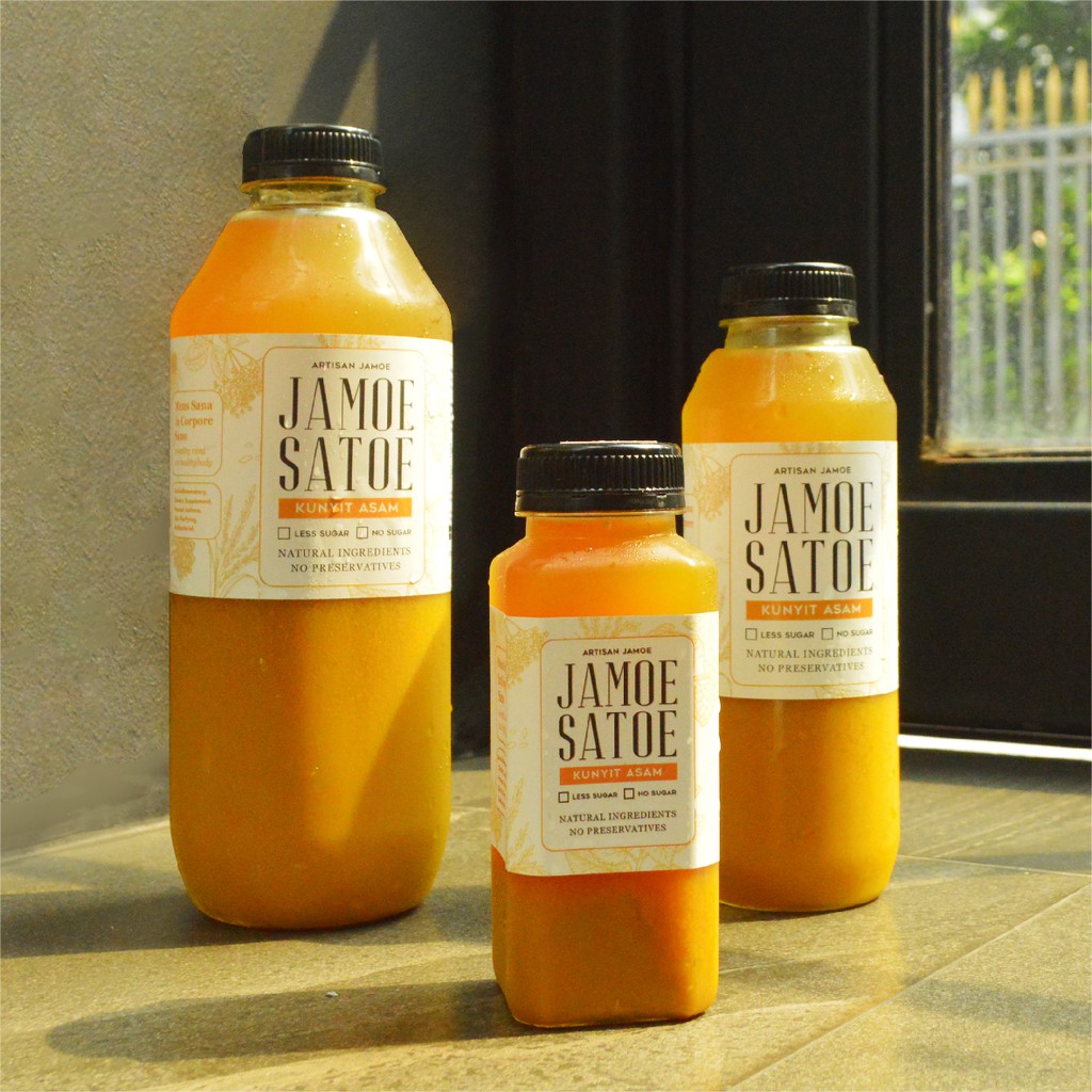 

Jamu Kunyit Asam Alami - Less Sugar