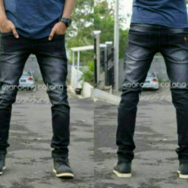 Celana skiny black jazz