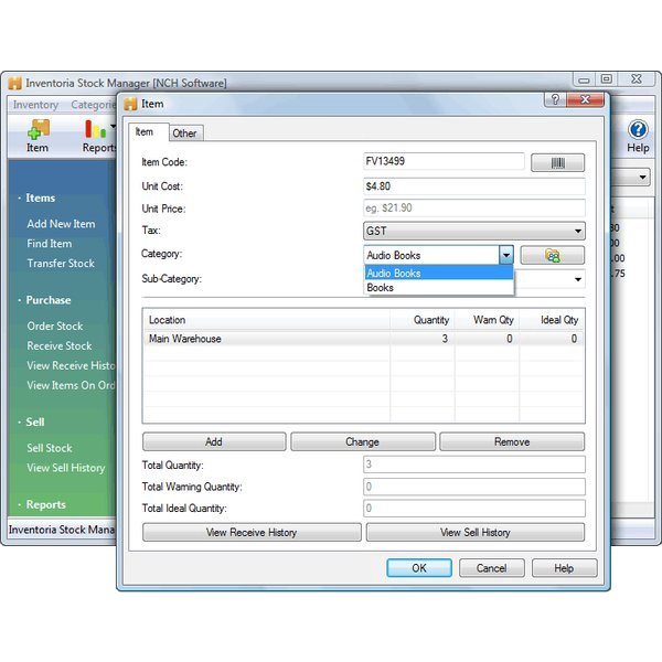 Inventoria Inventory Software LISENSI