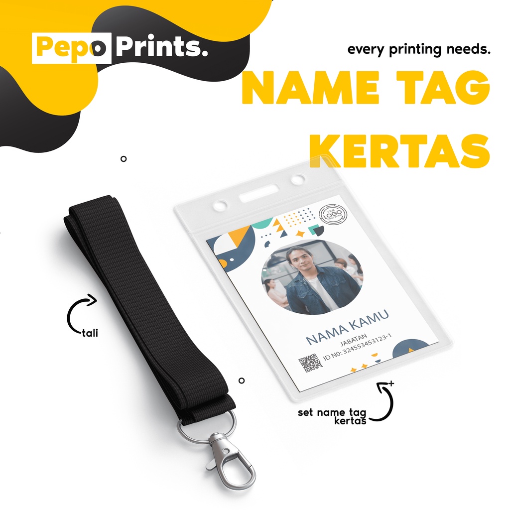 

Pepo - ID CARD / NAME TAG [KERTAS] CUSTOM