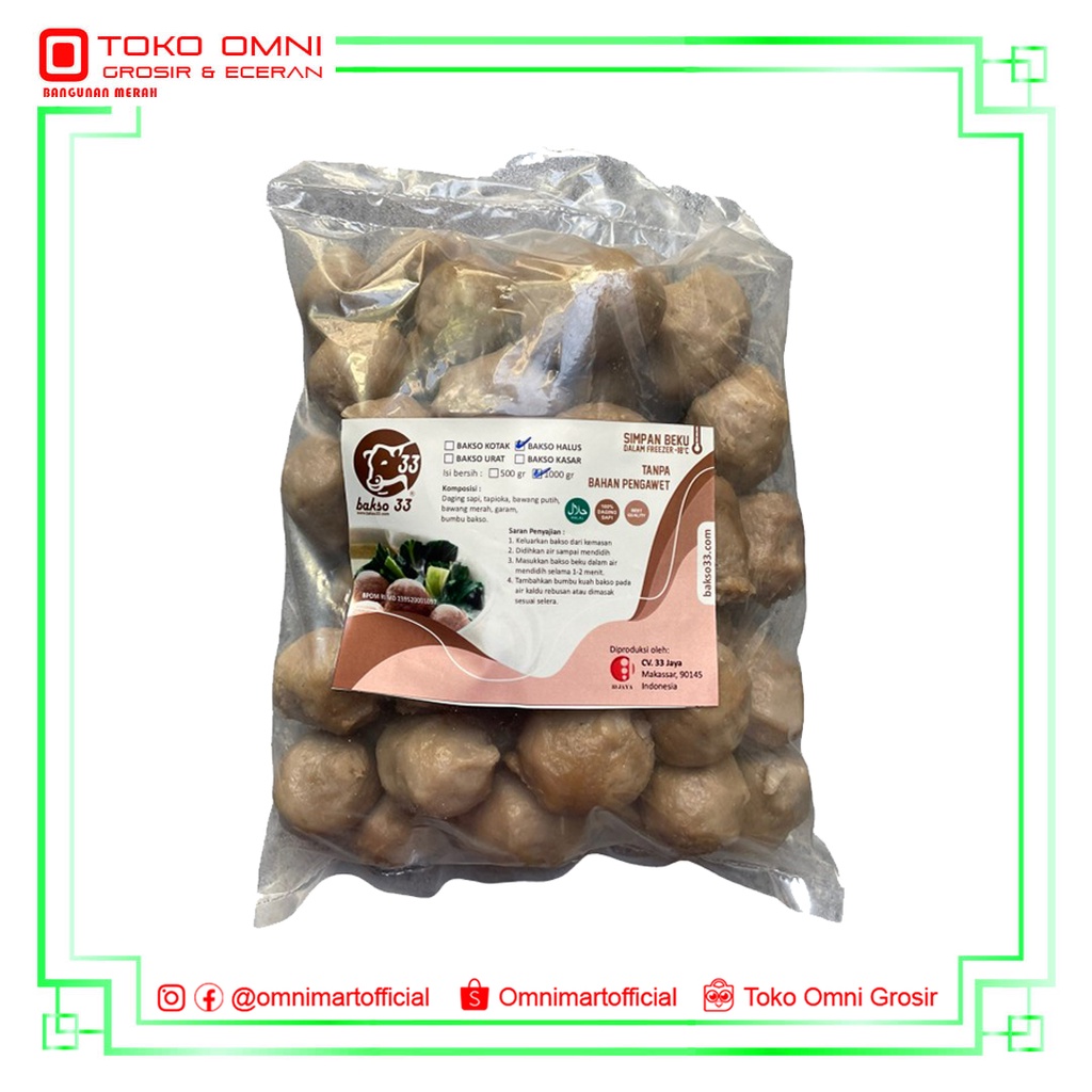 

BAKSO 33 HALUS BESAR