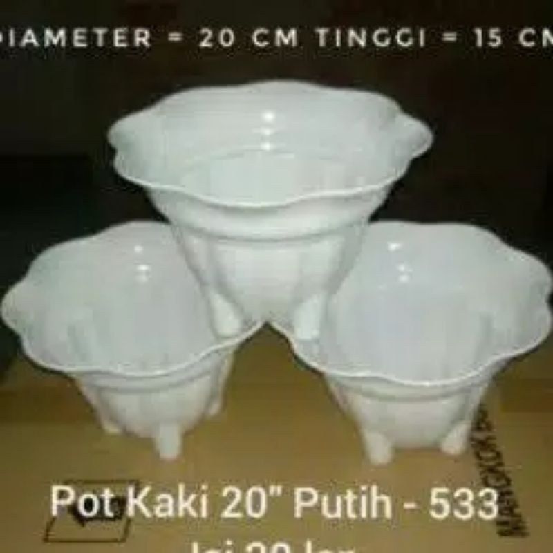 pot bunga murah / pot bunga no 20 carnellius