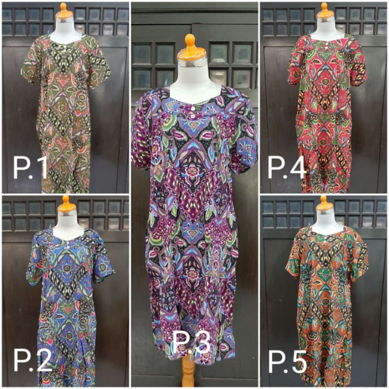 Daster kencana ungu label biru 41