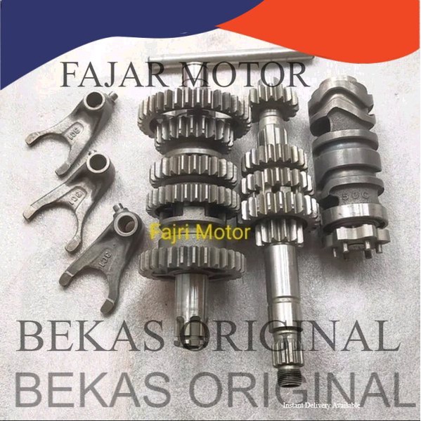 gigi rasio gearbox ratio gigi susun tranmisi Jupiter MX 135 Jupiter MX 5 speed original
