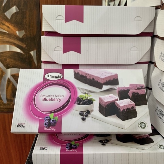 

Amanda Brownies Blueberry | Brownies kukus | Oleh - oleh khas bandung ready stock