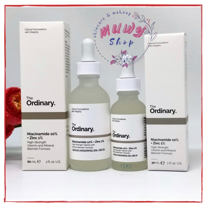 The Ordinary TO Niacinamide 10% + Zinc 1% 30ml 60ml ORIGINAL