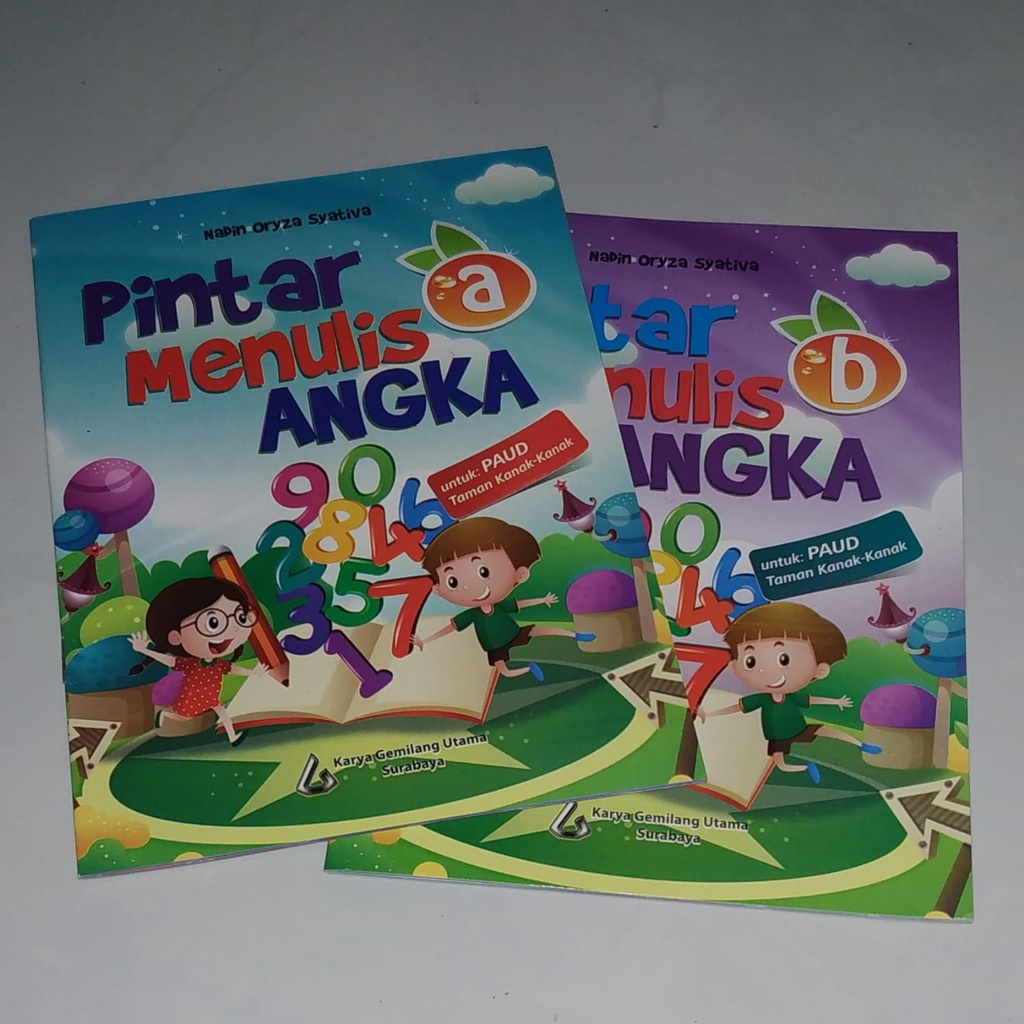 buku paud pintar menulis angka (KGU)