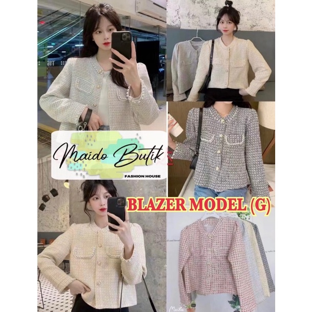 BLAZER TWEED IMPORT / BLAZER TWEED PREMIUM / BLAZER IMPORT PREMIUM / BLAZER TWEED BKK / BLAZER TWEED HK