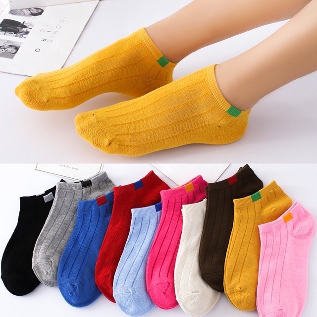 Kaos Kaki Katun Pendek Korea Sock Cotton Korean Style